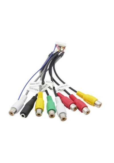 Mikrofon Girişli Android Multimedya Double Teypler İle Uyumlu 20 Pin Amfi Rca Kablo Demeti Diğer