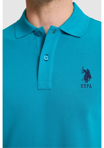 U.s. Polo Assn. Erkek Petrol Tişört Basic 50326920-vr102