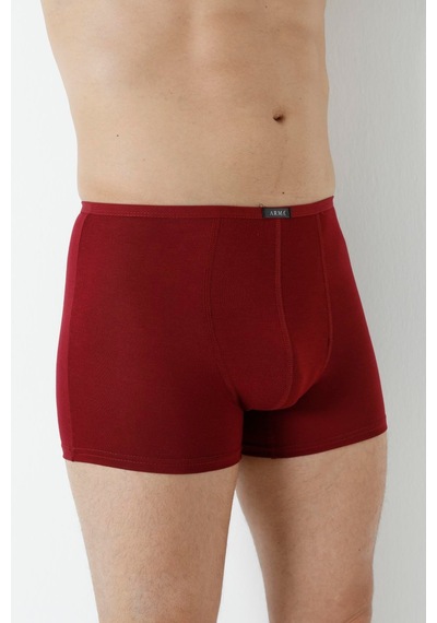 Arma Yıldız Erkek Bambu Boxer Bordo İnce Bel Lastikli 5'li Paket-bordo