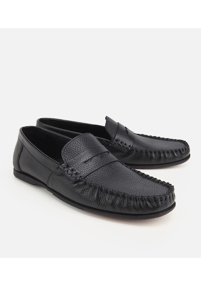 Hotiç Erkek Deri Siyah Yumuşak Dokulu Günlük Loafer 02ayh324980a100 02ayh324980a100
