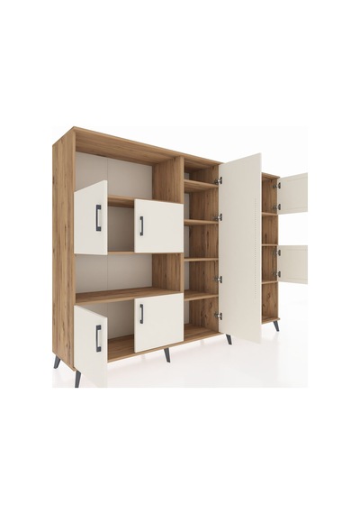 Hyperion Dolap 10 Raflı 9 Kapaklı 220x44x163 Çam-aytaşı/çam Aytası/atlas Çam - Atlas Çam Hyperion Dolap 10 Raflı 9 Kapaklı 220x44x163 Çam-aytaşı/çam Aytası/atlas Çam - Atlas Çam
