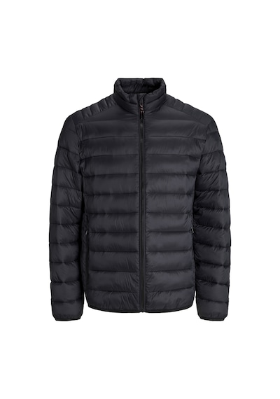 Jack & Jones Erkek Dik Yaka Kapitone Ceket - Bradley - 12280971 Black