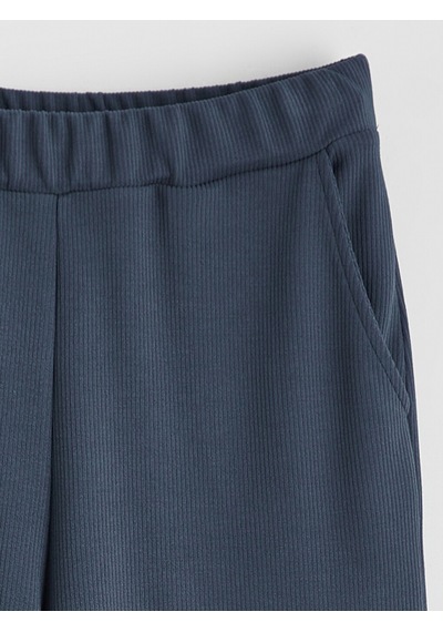 Lcw Everyday Lacivert Beli Lastikli Geniş Paça Kadın Eşofman Altı