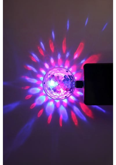 Sese Duyarlı Usb Rgb Ledli Disco Topu Disko Topu 5w