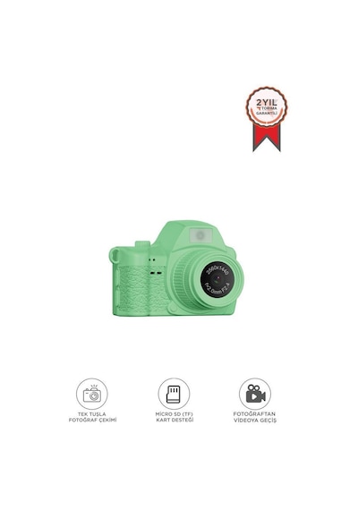 Torima CMR42 Video Mini Kamera Dijital Fotoğraf Makinesi Yeşil
