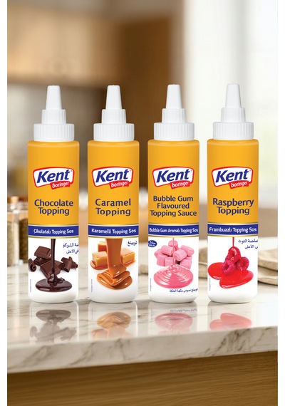 Topping Sos 4'lü Avantajlı Set Çikolatalı-karamelli-bubblegum-frambuazlı 300 Gr X4