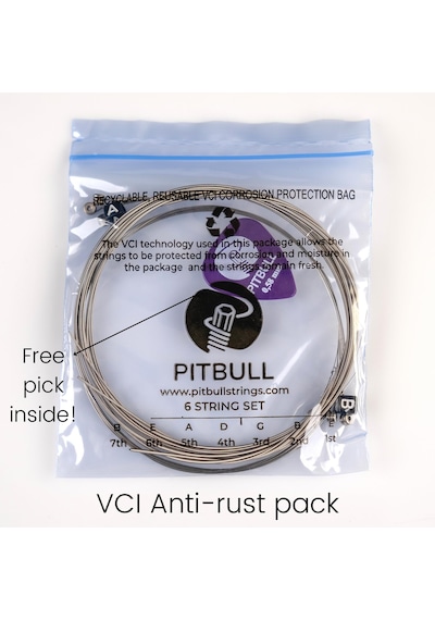 Pitbull Silver Seri Elektro Gitar Teli 09-42 Super Light Seg 09-42 Sl