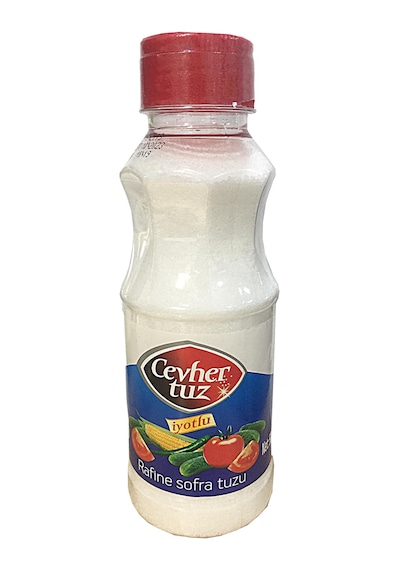 Cevher Tuz İyotlu Rafine Sofra Tuzu Tuzluklu 500 G