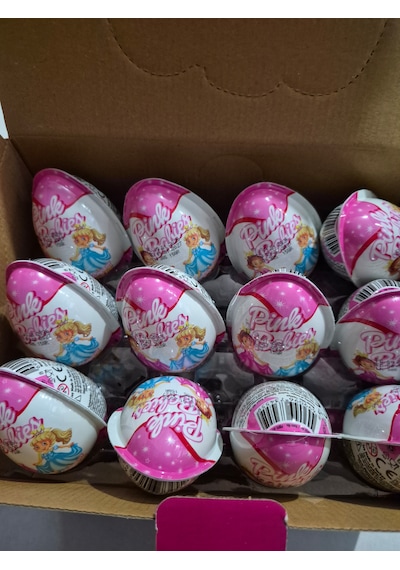Pink Babies Yer Fıstıklı Çikolatalı Süpriz Plastik Yumurta 24 Adet