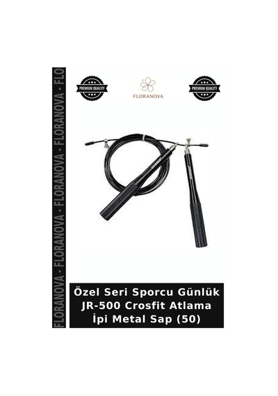 Özel Seri Sporcu Günlük Jr-500 Crosfit Atlama İpi Metal Sap 50