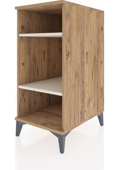 Kronos Komodin 2 Raflı 44x59x96 Çam-aytaşı Atlas Çam