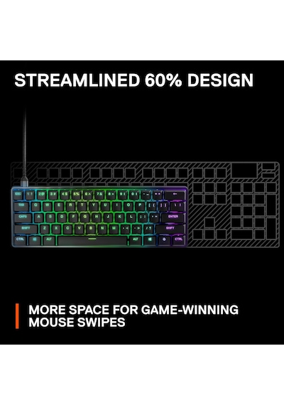 Steelseries Apex 9 Mini Mekanik Oyun Klavyesi Optik Anahtarla