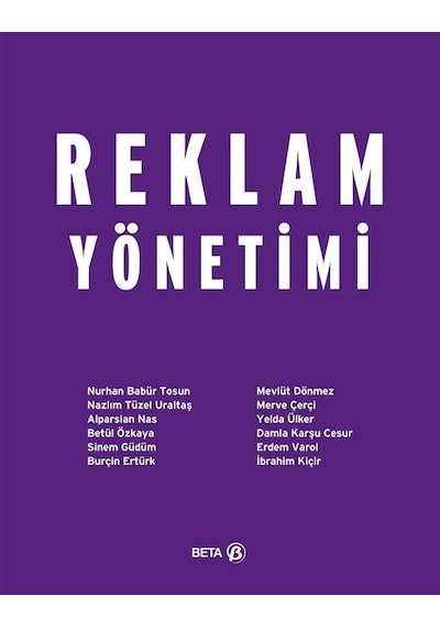 Reklam Yönetimi- Beta Yayınları