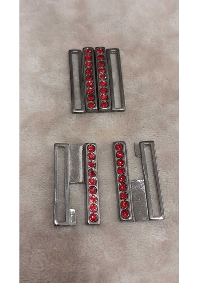Sıyah Nıkel Kaplama Taşlı Toka İç Kemer Genişlik 3,5 Cm Dış Ölçü /4x3 Cm 1 Adet