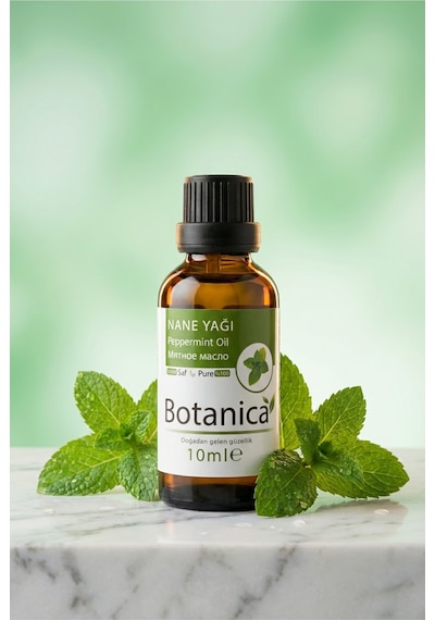 Botanica %100 Saf Nane Yağı Ferahlatıcı Baş Ağrısı Rahatlatıcı Doğal Uçucu Bitkisel 10 Ml 10 ML