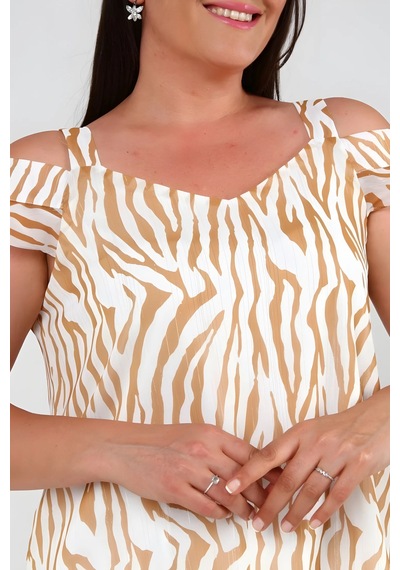 Hanezza Büyük Beden Zebra Desenli Şifon Bluz: Feminen Şıklık Ve Konfor Hardal - 526580208 Hardal Hanezza Büyük Beden Zebra Desenli Şifon Bluz: Feminen Şıklık Ve Konfor Hardal - 526580208 Hardal