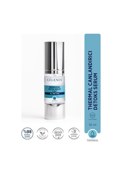 Celenes By Sweden Canlandırıcı  3'ü 1 Arada Serum 30 ML