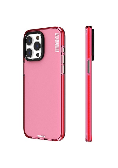 Apple Uyumlu iPhone 15 Pro Max Kılıf Pürüzsüz Düz Arka Yüzey Youngkit Crystal Color Serisi Kapak