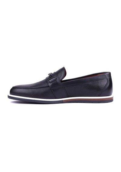 Shoetyle - Hakiki Deri Siyah Renk Erkek Loafer - 900-5219-1482