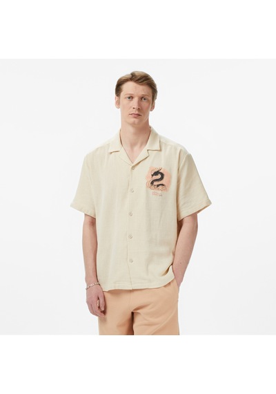 Unıted4 Classic Fit Erkek Krem Gömlek Ft-boysu