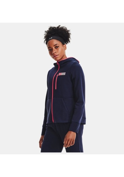 Under Armour Kadın UA Armour+ Mixed Media Tam Boy Fermuarlı 513122477