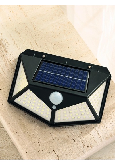 Mey İthalat Solar Led Bahçe Aydınlatma Lambası 3 Işık Modlu Sensörlü Duvar Tipi Dış Mekan Diğer