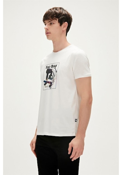 Bad Bear 23.01.07.037-C04 Oneway Erkek T-shirt - Beyaz