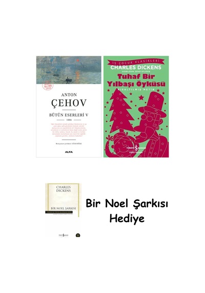 Anton Çehov Bütün Eserleri 5 + Tuhaf Bir Yılbaşı Öyküsü + Bir Noel Şarkısı