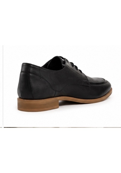 N Napa Shoe Np.7012.siyah Deri Ayakkabı