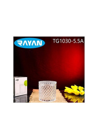 Hubrendy Tedarik Rayan Noktalı Cam Şekerlik Tg1030-5.5a 1456034