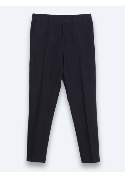 Kip Lacivert Comfort Fit %100 Keten Takım Elbise