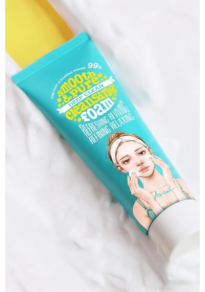 Smooth& Pure Deep Clean Cleansing Foam 80ml -bitki Özlü Arındırıcı Doğal Cilt Temizleme Köpüğü