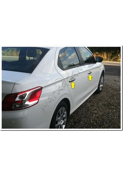 DB Chrome Peugeot 301 Kapı Kolu Nikelajı 2012 Sonrası 4 Kapı P.Çe