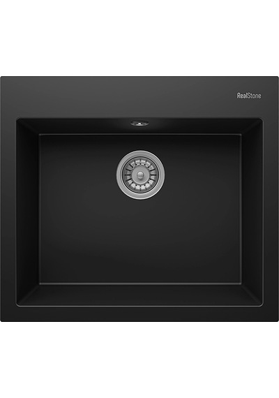 Real Stone K02 Dıdyma 60 Siyah Granit Eviye