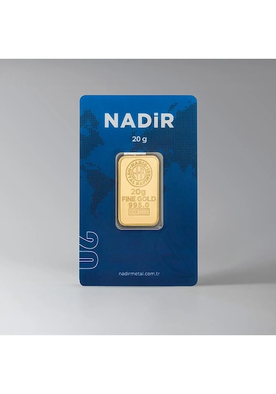 Nadir 20 Gram 24 Ayar 995 Milyem Külçe Altın 20 Gr Yatırımlık Altın