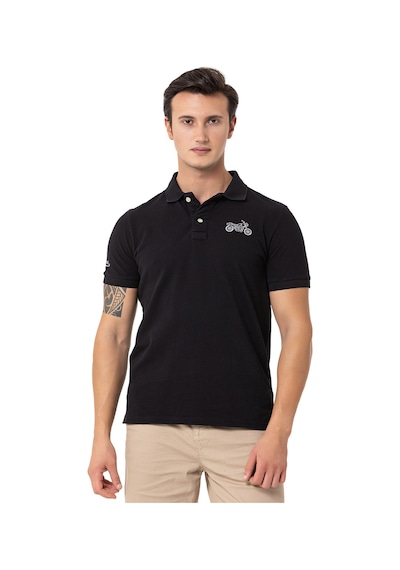 Routefıeld Routefield Erkek Polo Tişört Pads Siyah 10010 SIYAH