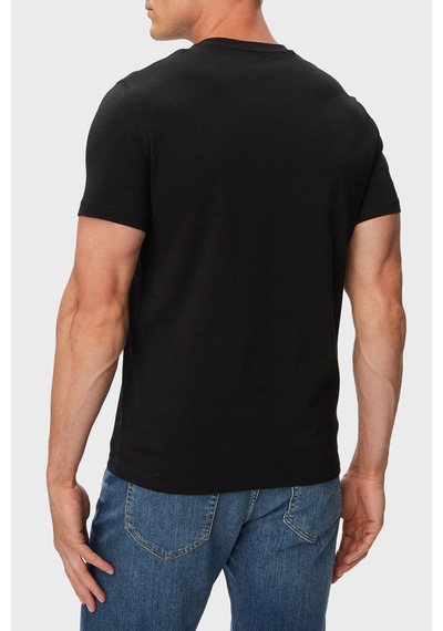 Emporio Armani Logolu Pamuklu Regular Fit Bisiklet Yaka T Shirt Erkek T Shirt Em000377 Af25030 Uc001 Siyah Emporio Armani Logolu Pamuklu Regular Fit Bisiklet Yaka T Shirt Erkek T Shirt Em000377 Af25030 Uc001 Siyah