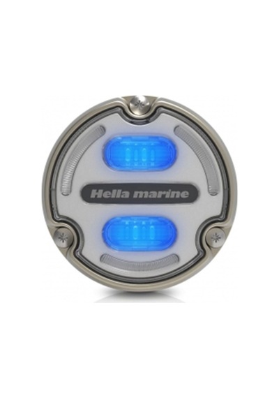 Hella Marine Apelo A2 Bronz Beyaz/Mavi Su Altı Aydınlatma Lambası Bronz