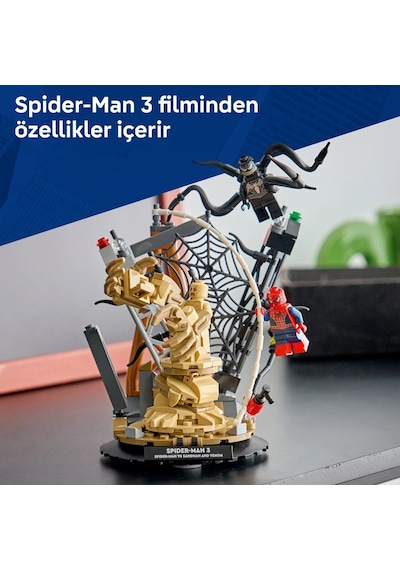 LEGO® ǀ Marvel Efsanevi Savaş: Örümcek Adam, Kum Adam’a Karşı 76334 - 9 Yaş ve Üzeri Çocuklar için Oyuncak Yapım Seti (201 Parça)