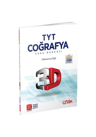 3D Yayınları Tyt Coğrafya Tamamı Video Çözümlü Soru  Bankası
