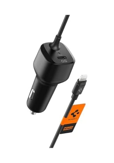 Spigen 47w Usb-c 2 Port Araç İçi Hızlı Şarj Aleti + Lightning Şarj Kablosu Güç Adaptörü Çakmaklık İphone & İpad Type-c - Acp04205 Spigen Tr li Spigen 47w Usb-c 2 Port Araç İçi Hızlı Şarj Aleti + Lightning Şarj Kablosu Güç Adaptörü Çakmaklık İphone & İpad Type-c - Acp04205 Spigen Tr li