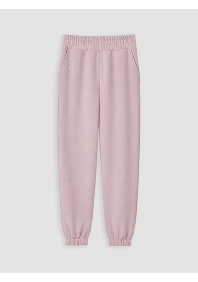 LC Waikiki Lc Waıkıkı Lila Beli Lastikli Kadın Jogger Eşofman Altı