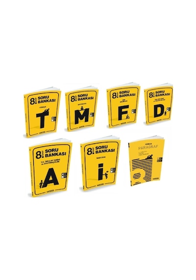 Hız Yayınları Hız 8. Sınıf Soru Bankası Tam Set (7 Kitap)