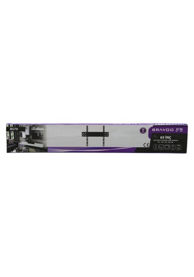 2 Adet Sabit Tv Duvar Askı Aparatı 32-65 İnç Uyumlu Lcd Led Tv, Metal Gövde, Sabit Montaj, Tv Wall Mount