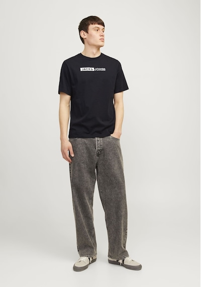 Jack & Jones JJECORP LOGO TEE PLAY Erkek  Siyah Tişört