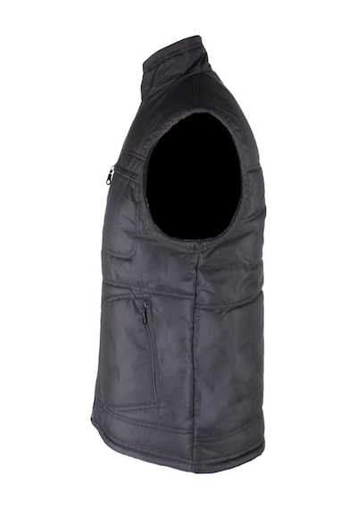 Kışlık Polar Astarlı Yelek İş Güvenliği Ve Outdoor İçi Micro Konforlu Fonksiyonel Tasarım Siyah