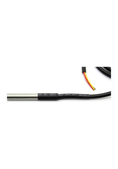 Kablolu Su Geçirmez Ds18b20 Ds1820 Sıcalık Isı Sensörü 1 Metre Arduino Yeni