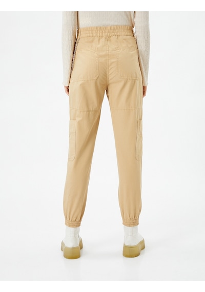 Koton Jogger Gabardin Pantolon Zincir Detaylı Cepli Beli Lastikli Deve Tüyü 4wal40010mw 4WAL40010MW132 Taba Koton Jogger Gabardin Pantolon Zincir Detaylı Cepli Beli Lastikli Deve Tüyü 4wal40010mw 4WAL40010MW132 Taba