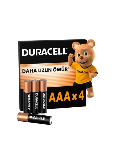 Basıc Aaa Alkalin İnce Kalem Pil 4'lü Paket 1,5v
