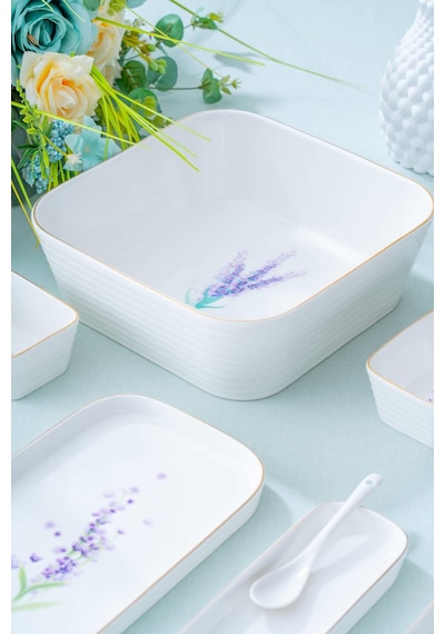 Acar Lavander 45 Parça Kahvaltı/yemek Takımı Çok Renkli